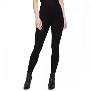 Lysse pants Womens size Large Center Seam Ponte leggings Black Pull on High Rise